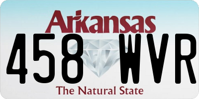 AR license plate 458WVR