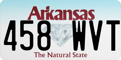 AR license plate 458WVT