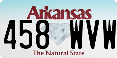 AR license plate 458WVW