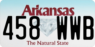 AR license plate 458WWB