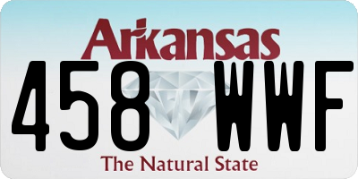 AR license plate 458WWF