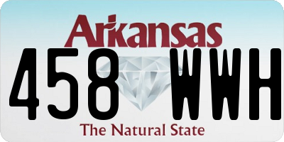 AR license plate 458WWH