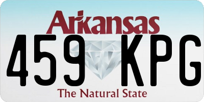 AR license plate 459KPG