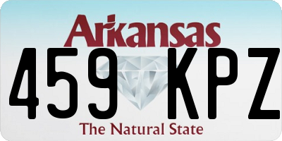 AR license plate 459KPZ