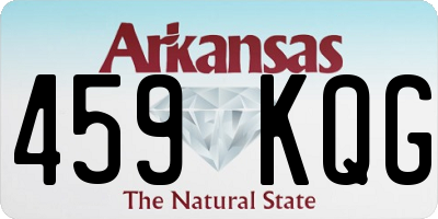 AR license plate 459KQG