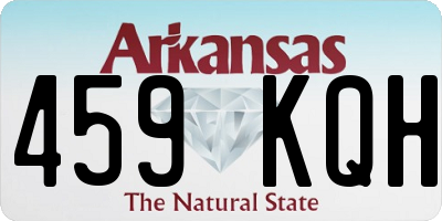 AR license plate 459KQH