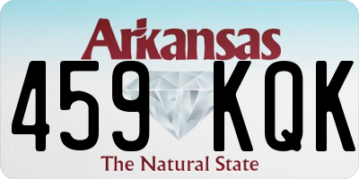 AR license plate 459KQK