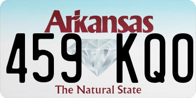 AR license plate 459KQO