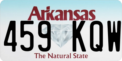 AR license plate 459KQW