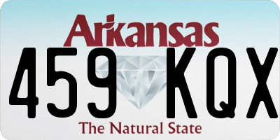 AR license plate 459KQX