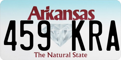 AR license plate 459KRA