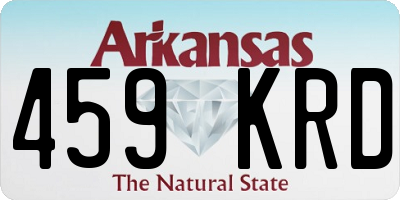 AR license plate 459KRD