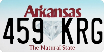AR license plate 459KRG