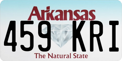 AR license plate 459KRI