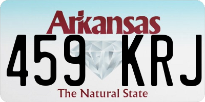 AR license plate 459KRJ