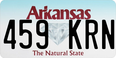 AR license plate 459KRN