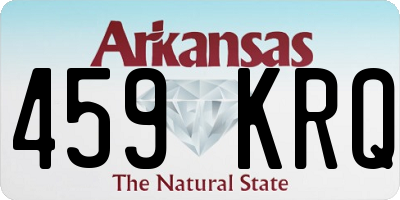 AR license plate 459KRQ
