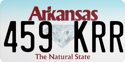 AR license plate 459KRR