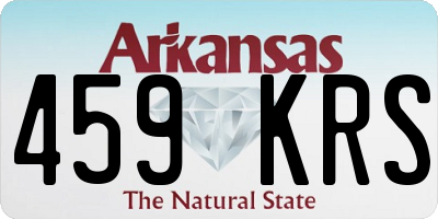 AR license plate 459KRS