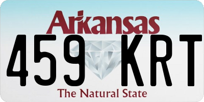 AR license plate 459KRT