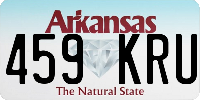 AR license plate 459KRU