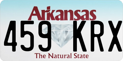 AR license plate 459KRX