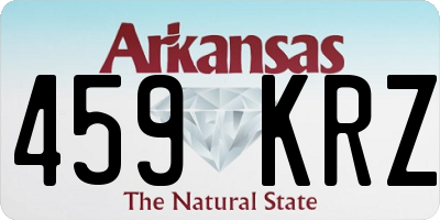 AR license plate 459KRZ