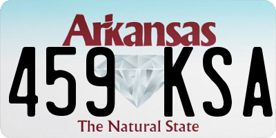 AR license plate 459KSA