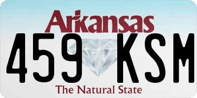 AR license plate 459KSM