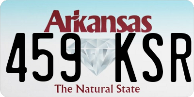 AR license plate 459KSR