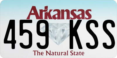 AR license plate 459KSS