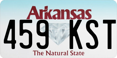 AR license plate 459KST