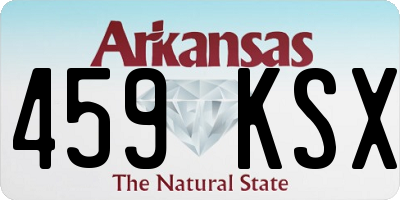 AR license plate 459KSX