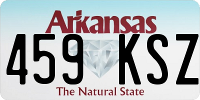 AR license plate 459KSZ