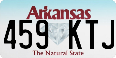 AR license plate 459KTJ