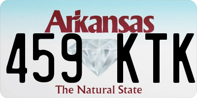 AR license plate 459KTK