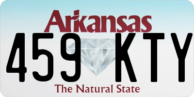 AR license plate 459KTY