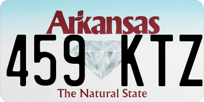 AR license plate 459KTZ