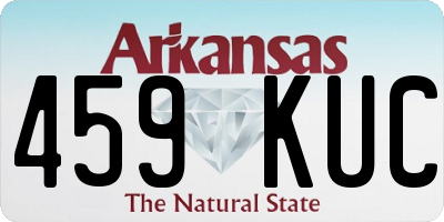 AR license plate 459KUC