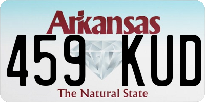 AR license plate 459KUD