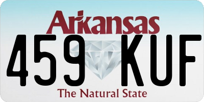 AR license plate 459KUF