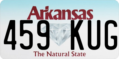 AR license plate 459KUG