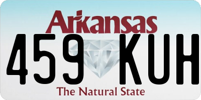 AR license plate 459KUH