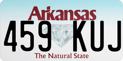 AR license plate 459KUJ