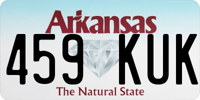 AR license plate 459KUK