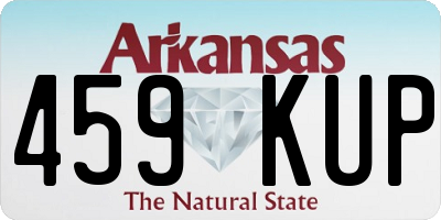 AR license plate 459KUP