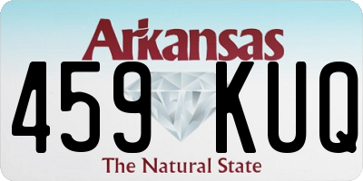 AR license plate 459KUQ