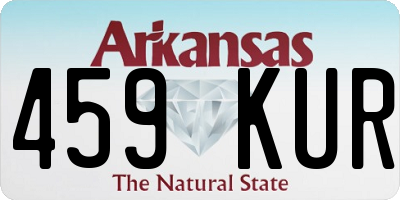 AR license plate 459KUR