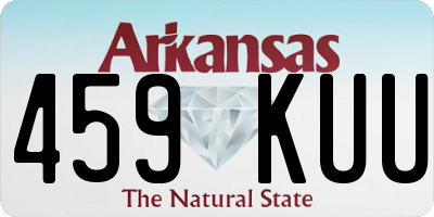 AR license plate 459KUU