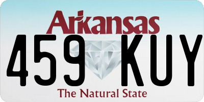 AR license plate 459KUY